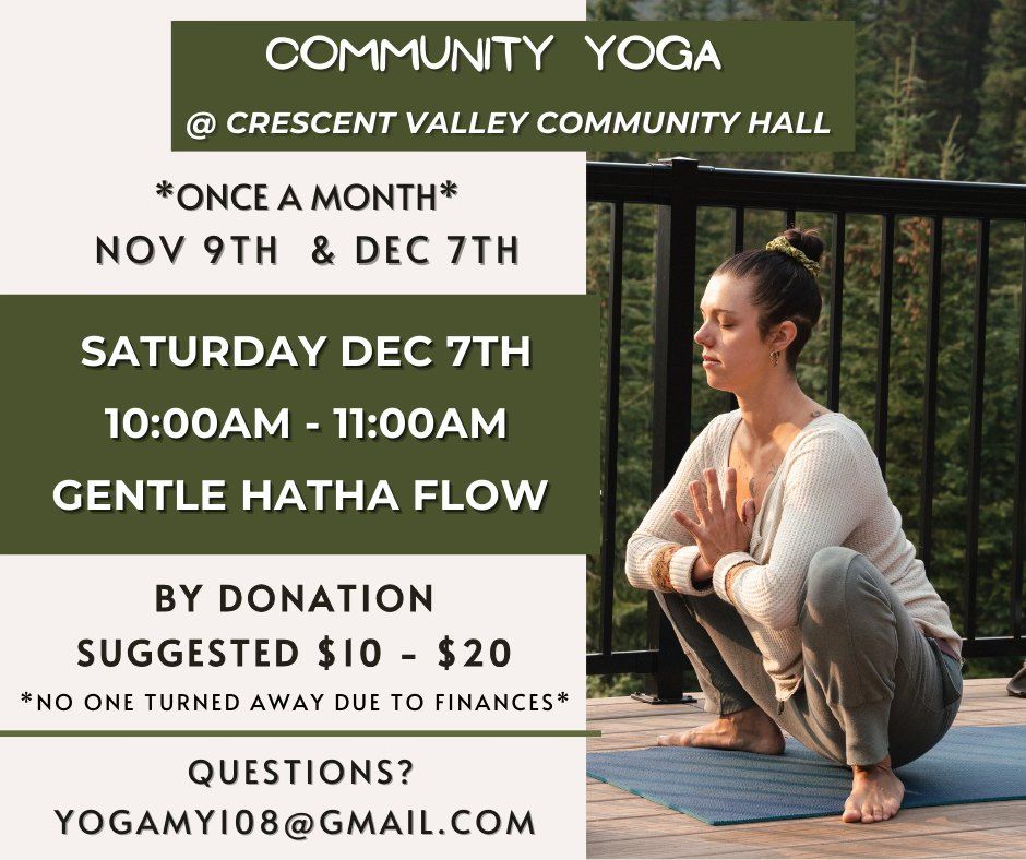 By Donation Community Yoga 