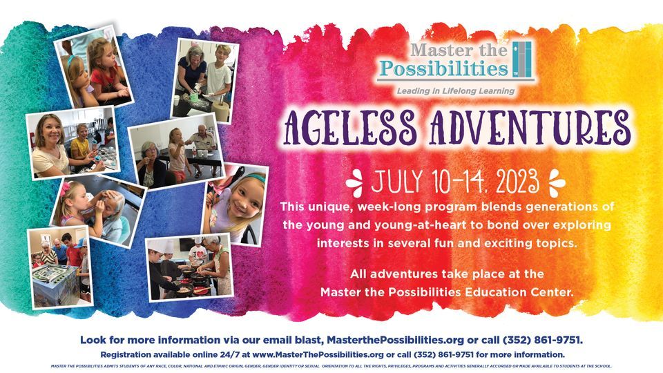 Ageless Adventures:  You, Me and a Cup of Tea! (Ages 5+)
