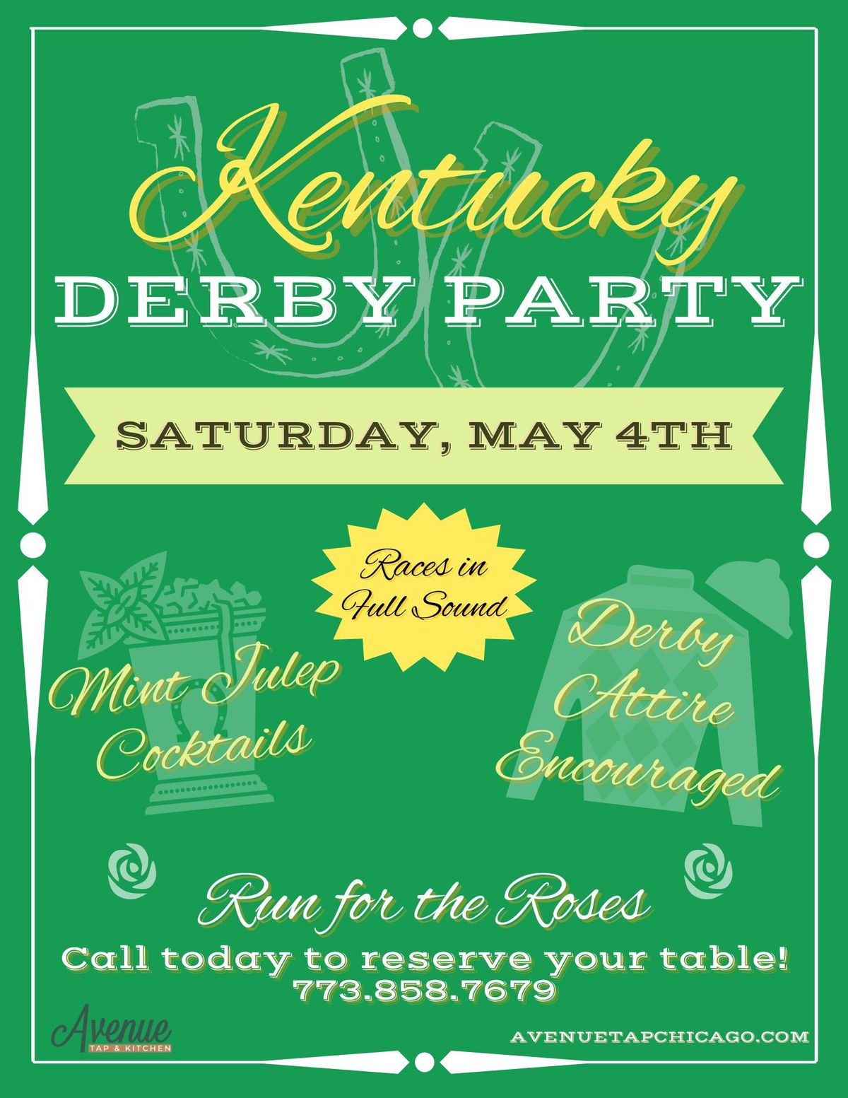 Derby Day at Avenue!
