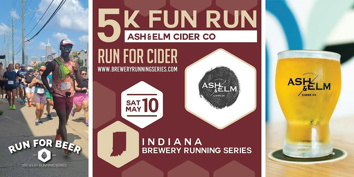 5k Cider Run x Ash & Elm -  Carmel| 2025 Indiana Brewery Running Series