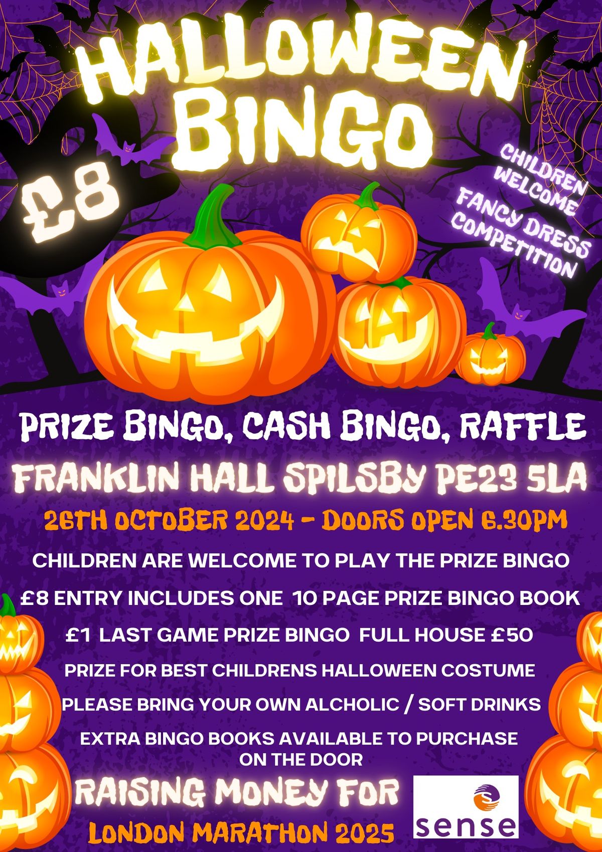 Halloween Charity Bingo Night