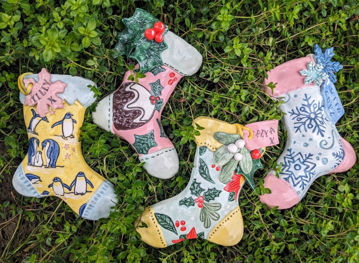 Beginner\u2019s Clay Workshop - 3D Festive Stocking