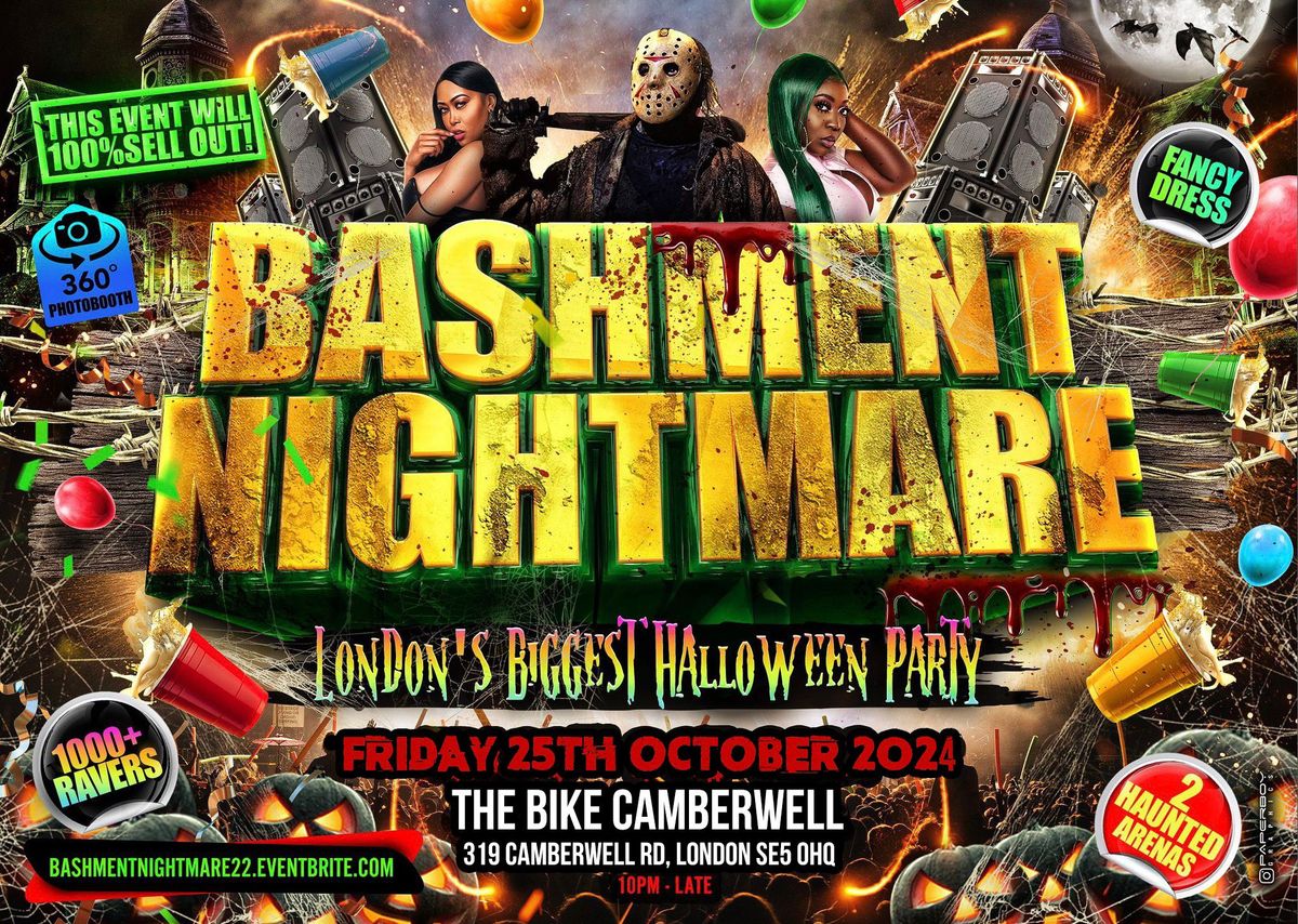 Bashment Nightmare - London's Biggest Halloween Party