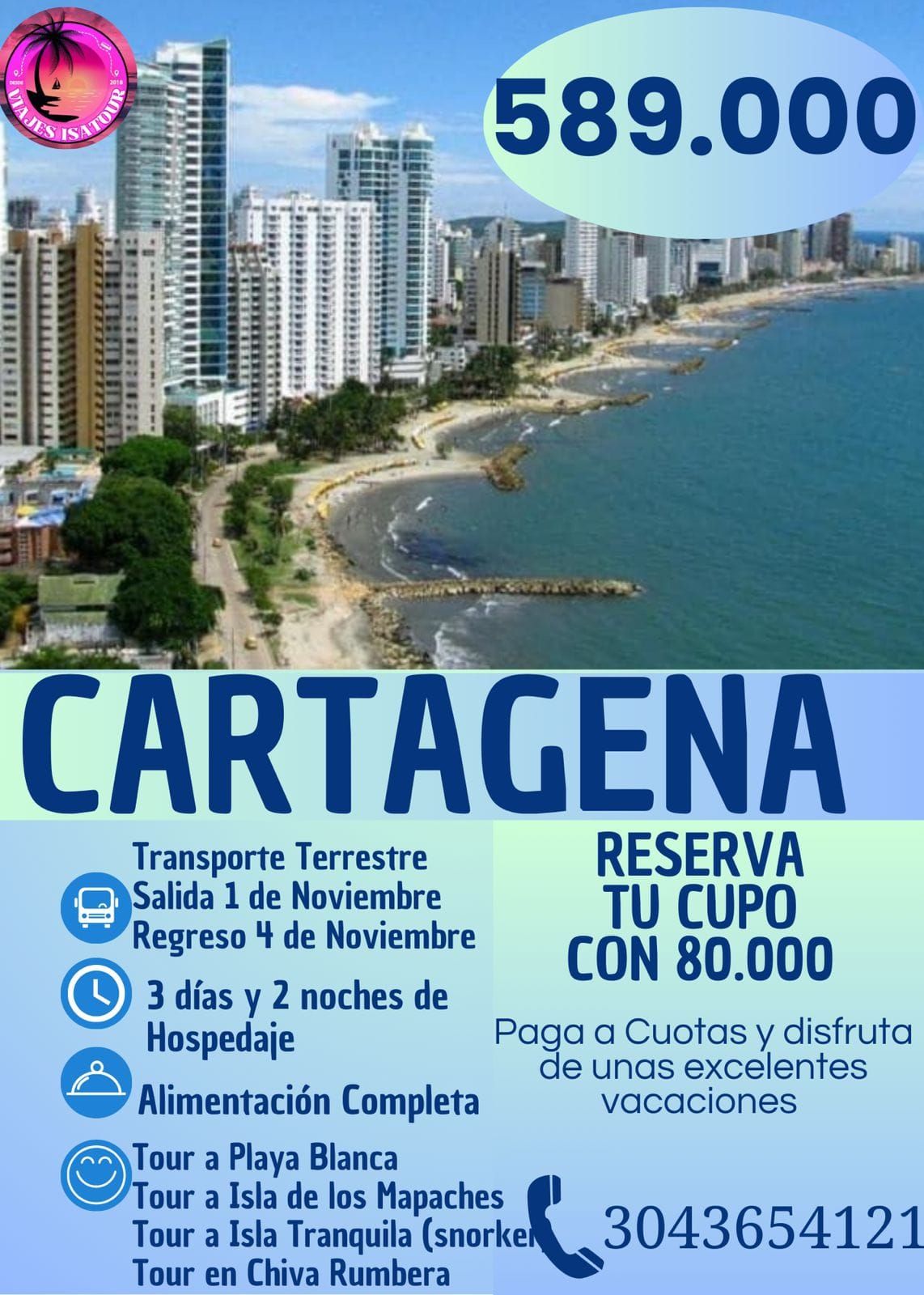 Cartagena con IsaTour 