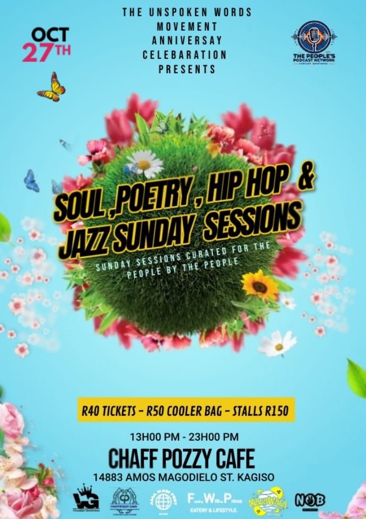 The Unspoken Words Movement Soul, Poetry, hip-hop and Jazz Sunday Sessions 