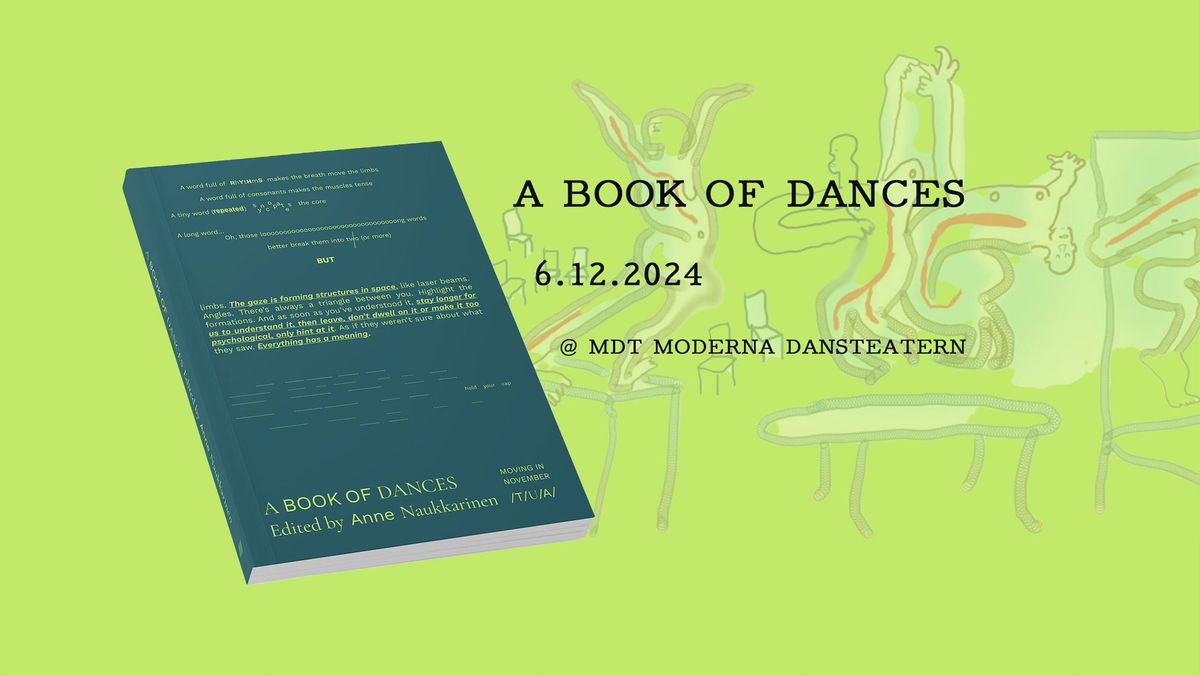 A Book of Dances - book launch @ MDT - free entry