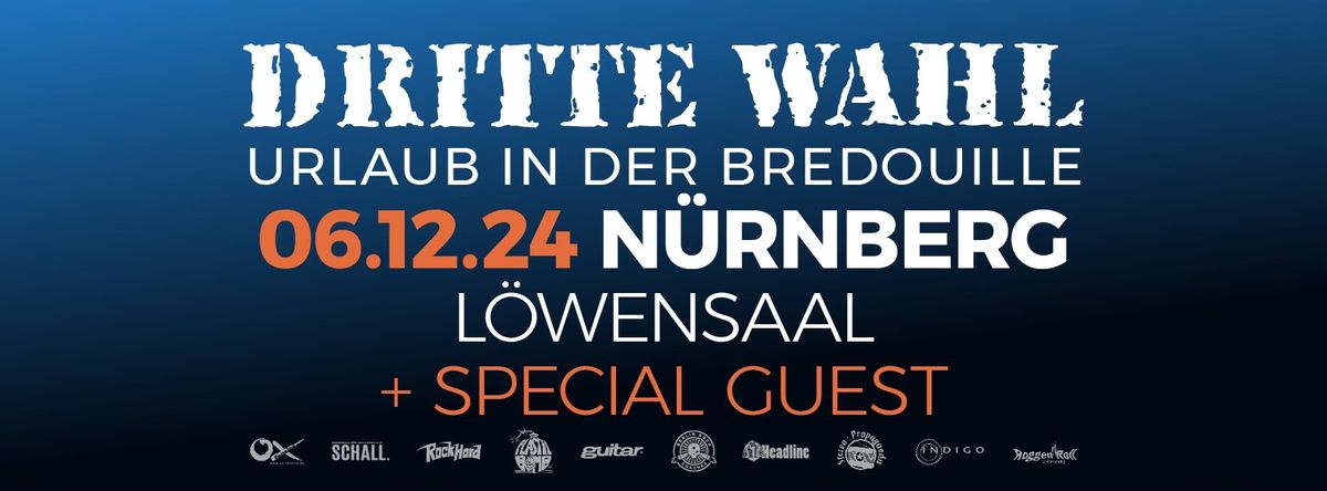 DRITTE WAHL live in N\u00dcRNBERG - Urlaub in der Bredouille Tour