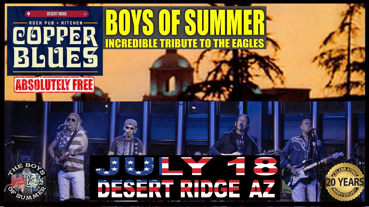 CB Live presents The Eagles Experience with Boys Of Summer