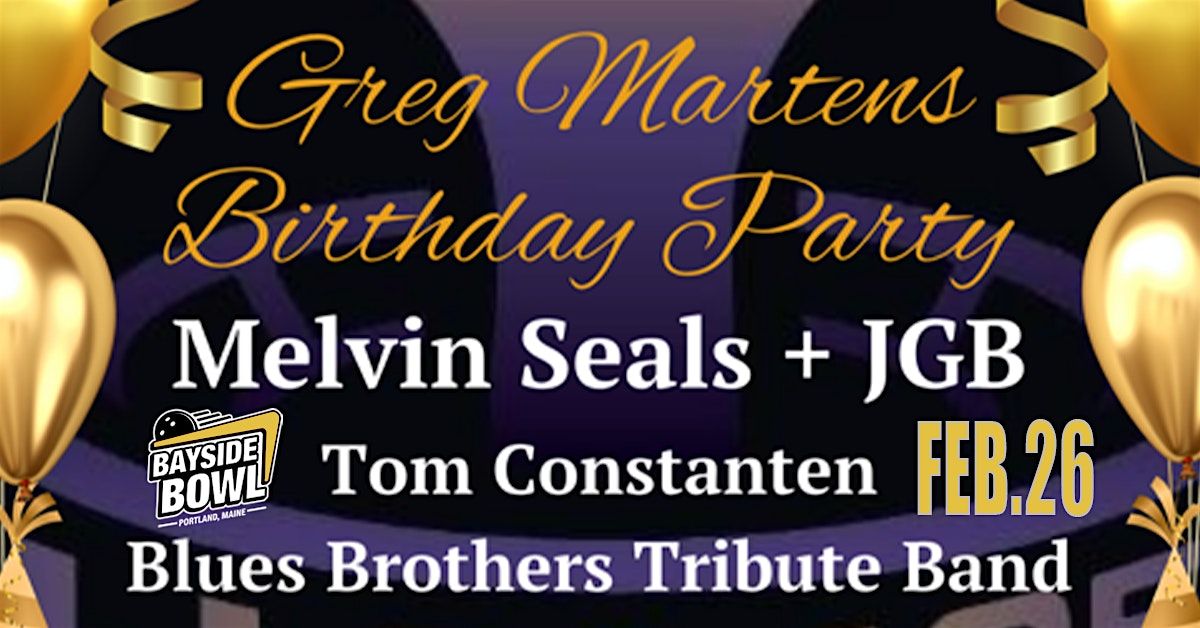 Melvin Seals & JGB w\/ Tom Constanten & Blues Brothers Tribute