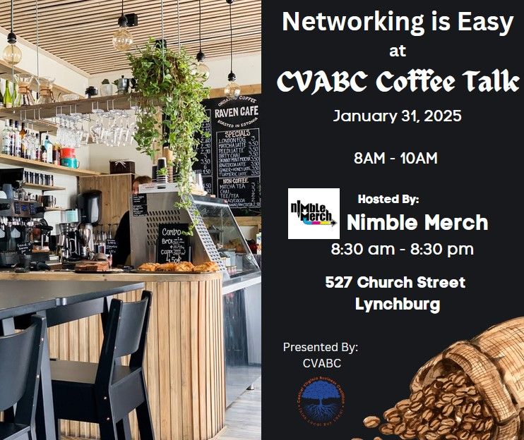 Coffee Talk Networking - Nimble Merch