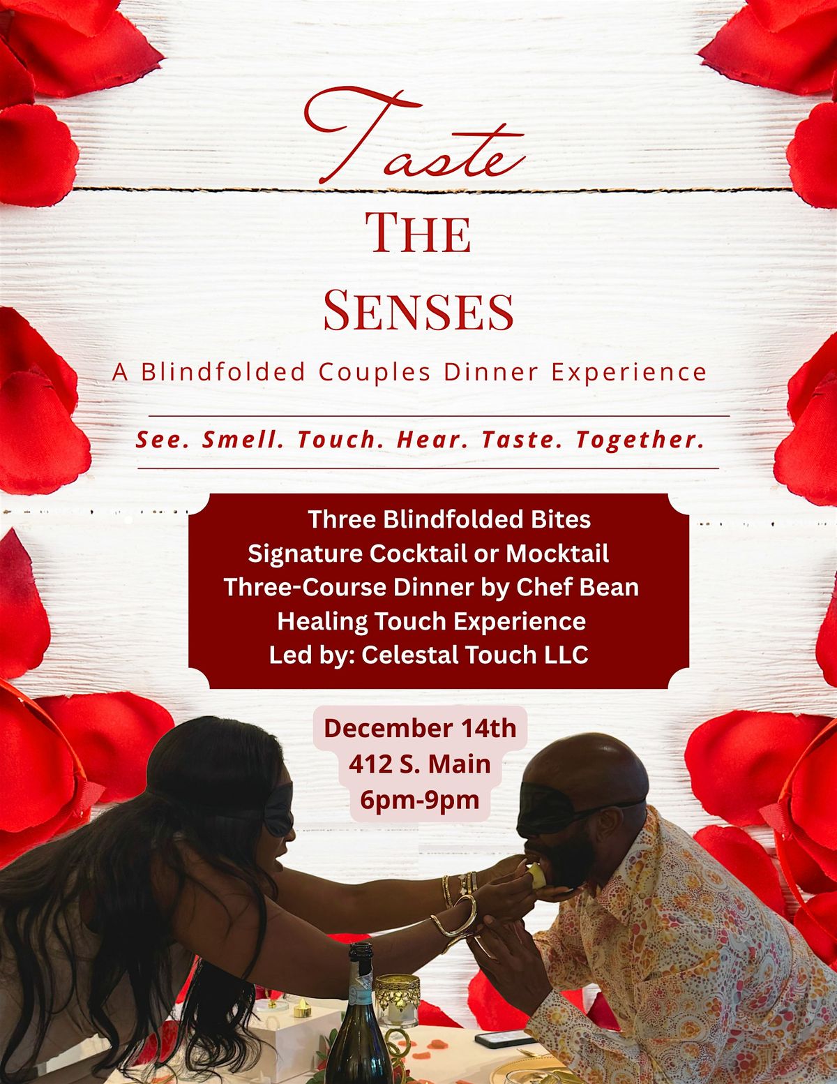 Taste the Senses: A Blindfolded Couples Experience (12\/28)