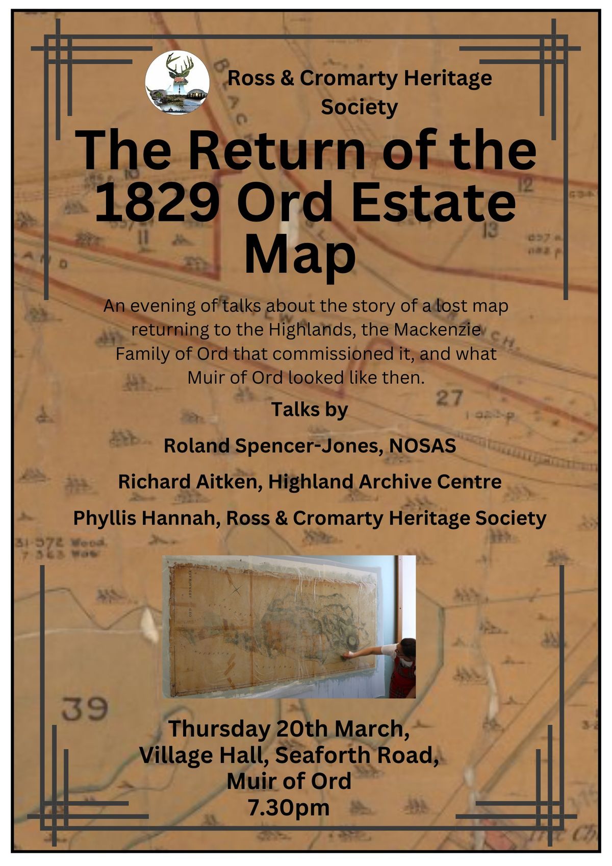 The Return of the 1829 Ord Estate Map