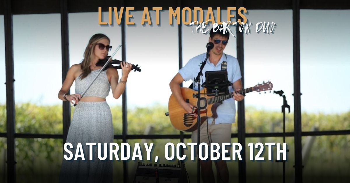 The Barton Duo Live at Modales