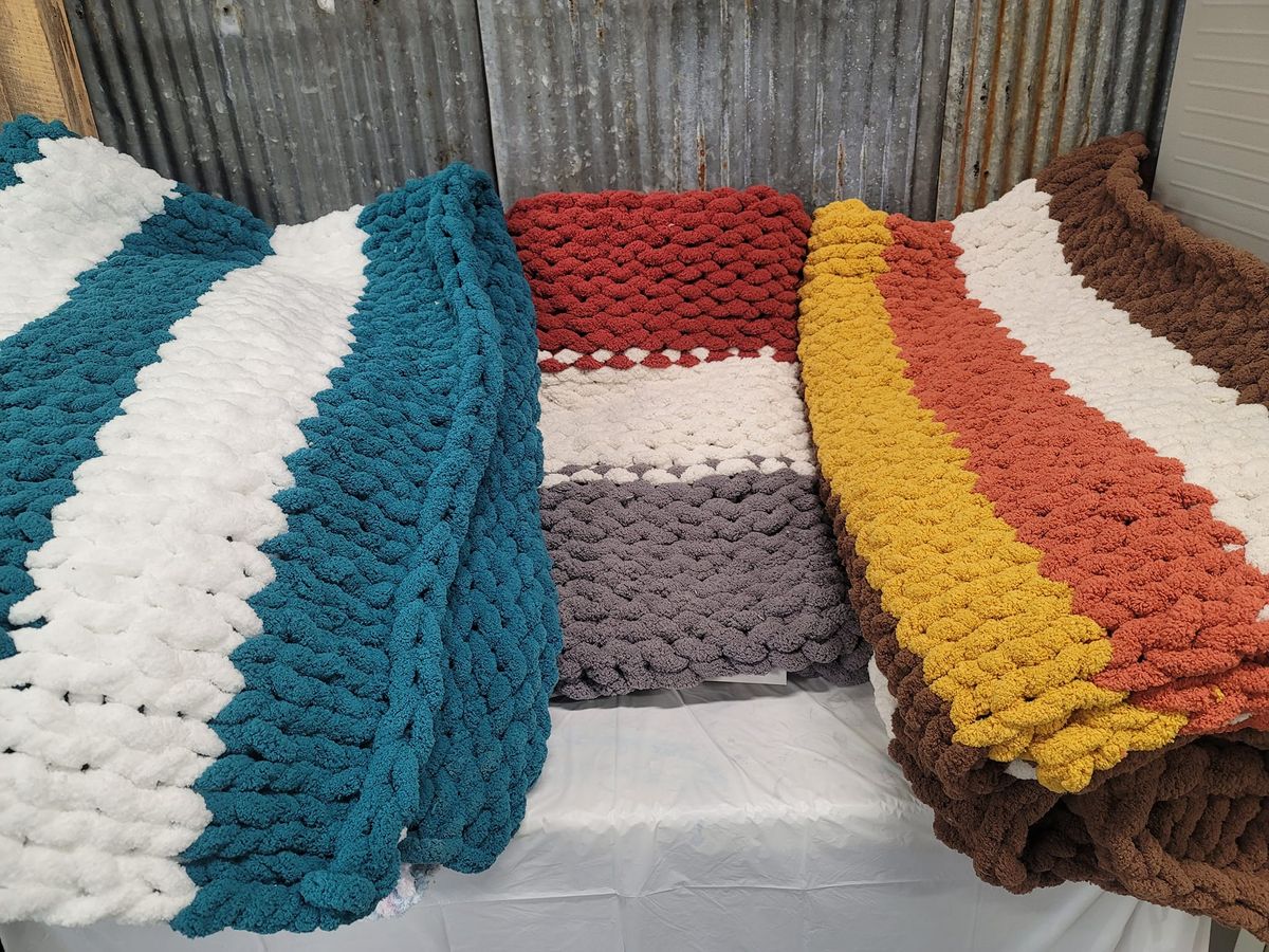 Chunky Blanket Class at Harvest Moon Winery & Golf Course