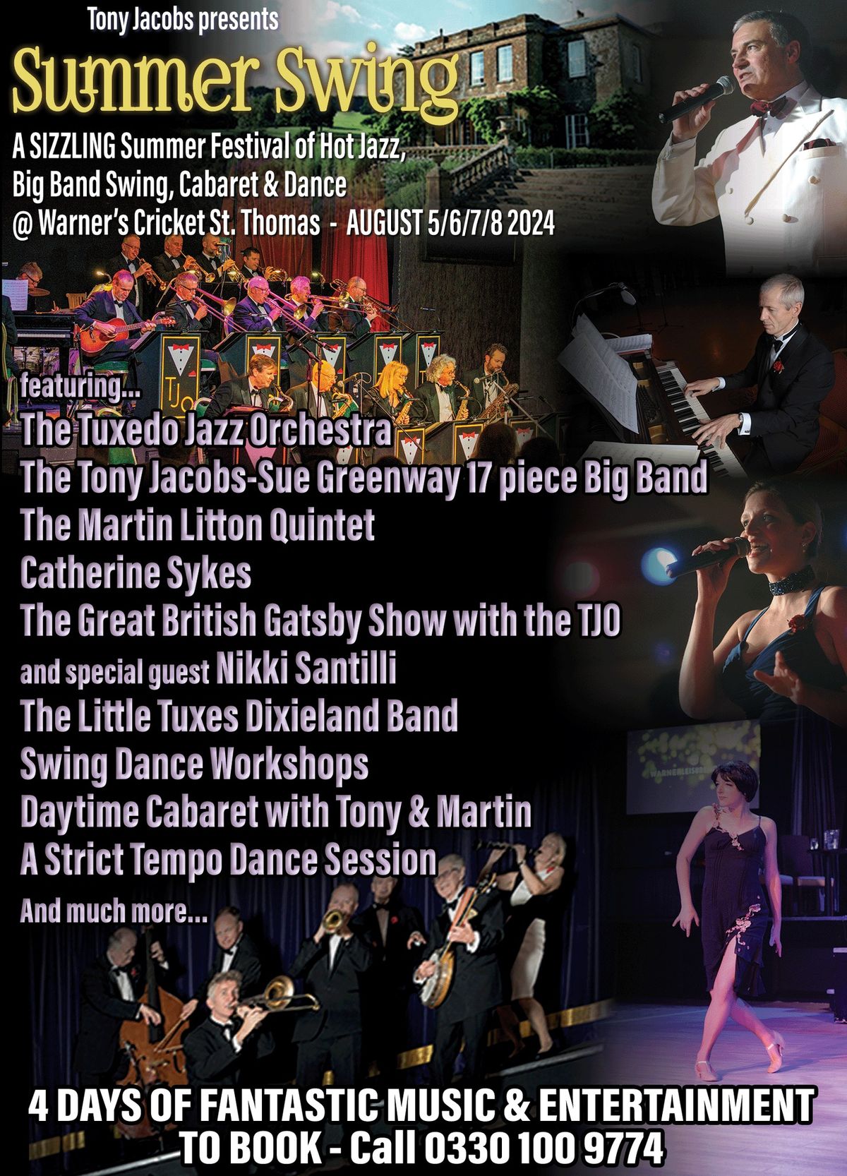 SUMMER SWING! A Festival Of Hot Jazz, Big Band Swing, Cabaret & Dance