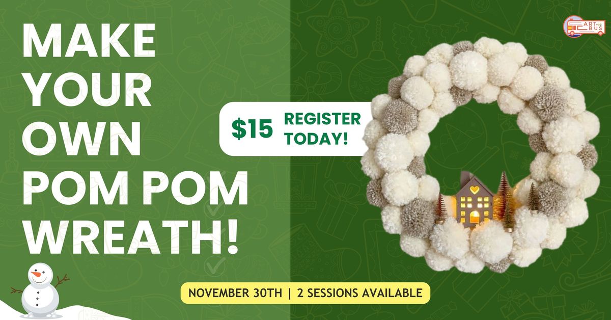 Pom Pom Wreath Activity