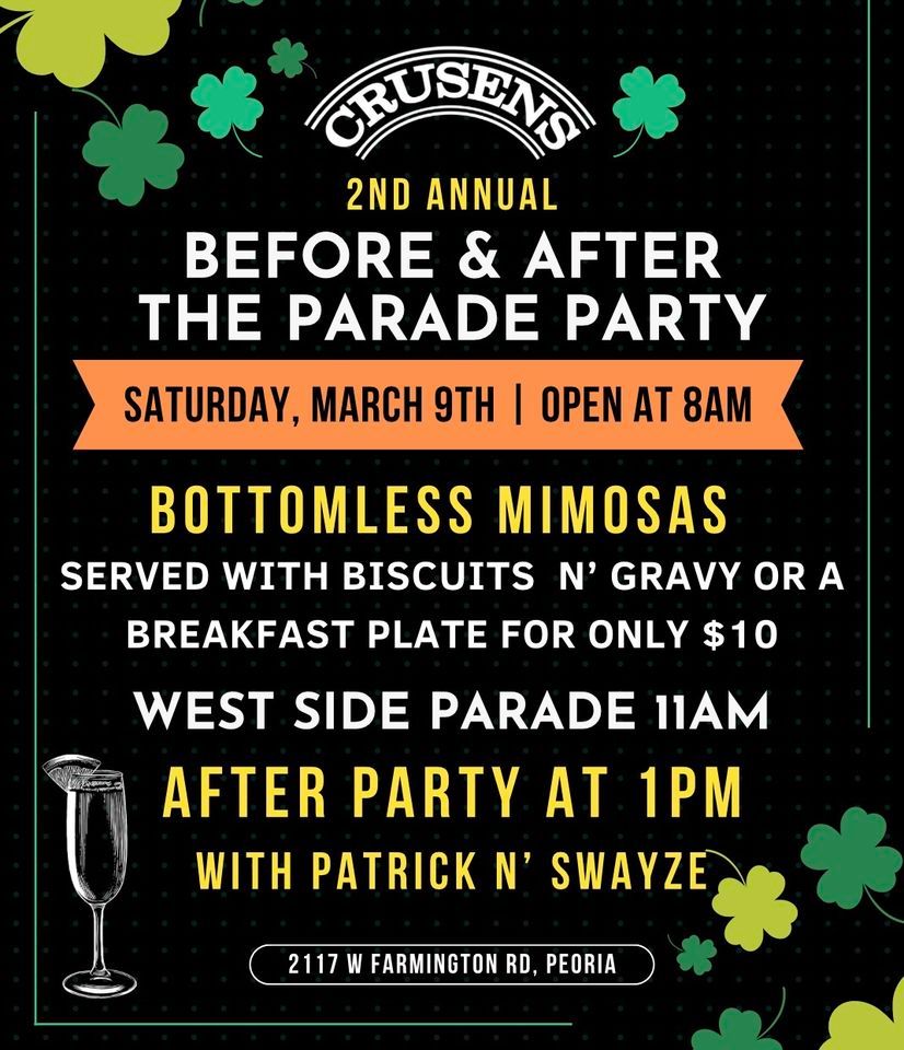 West Side Parade Celebration at Crusens! , 2117 W Farmington Rd, Peoria