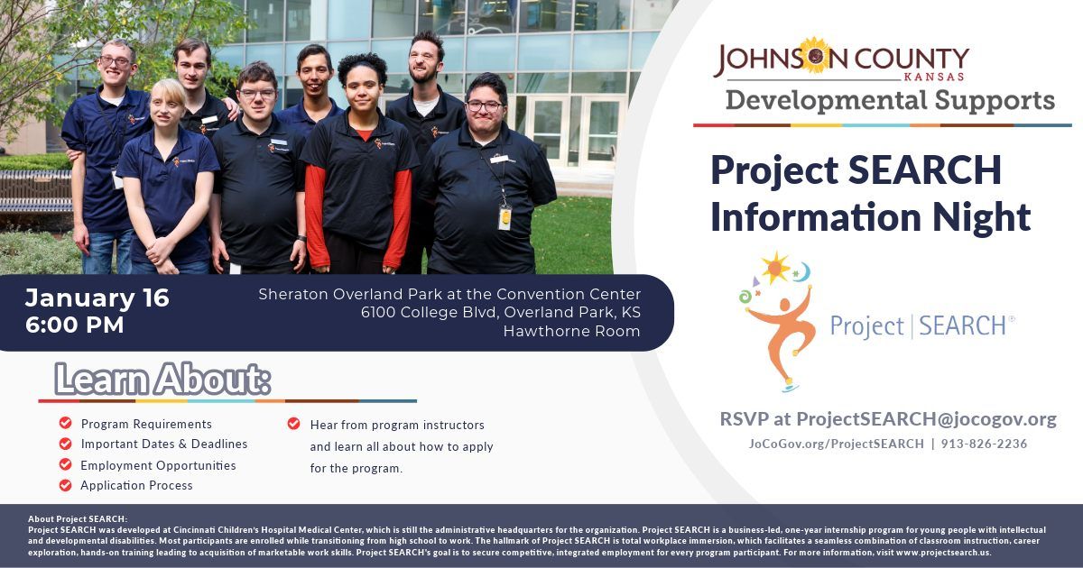 JCDS Project SEARCH Information Night