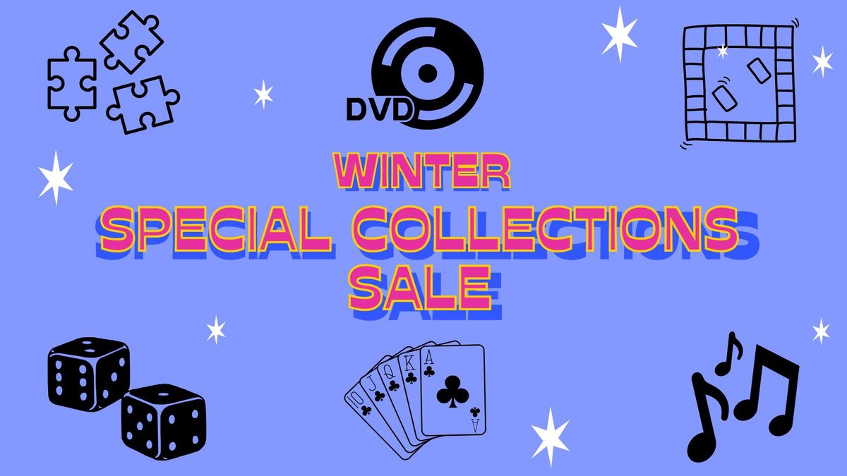 Friends of the GCPL Specials Collections Sale