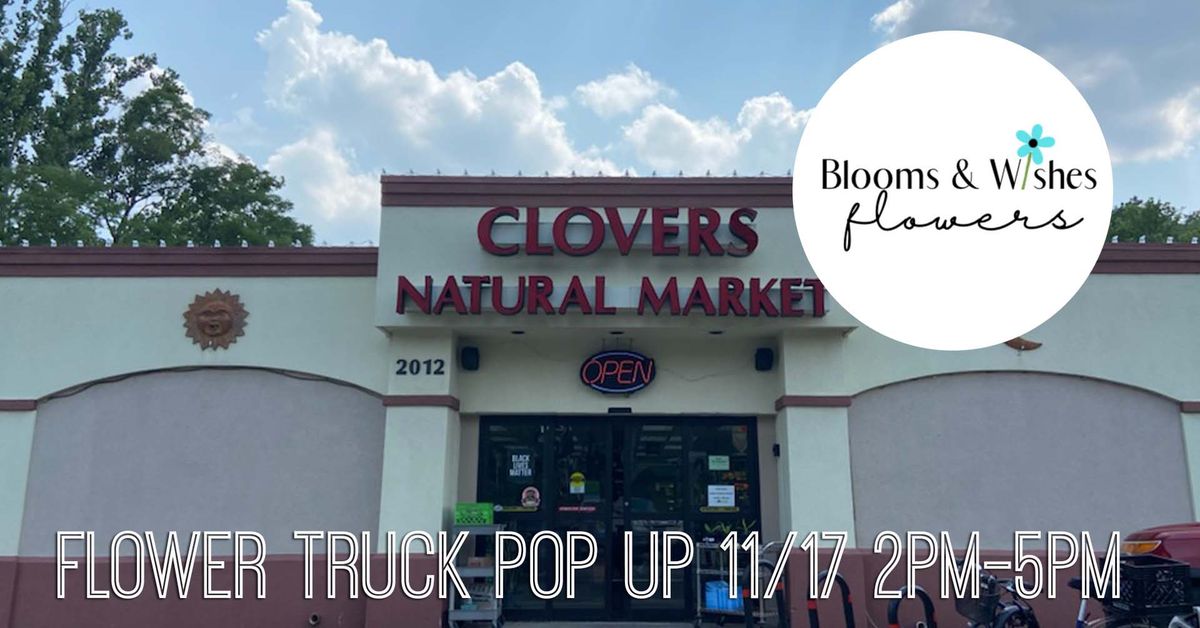 Flower Truck Pop Up with Blooms & Wishes Flowers