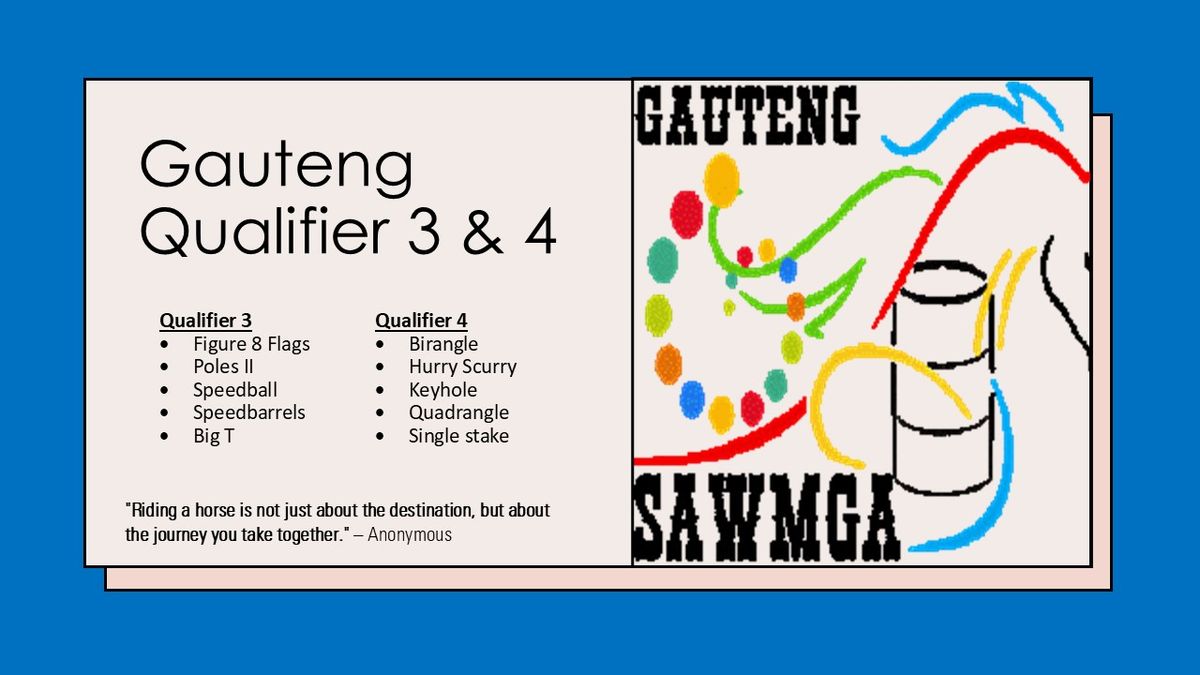 Gauteng Qualifier 3 & 4