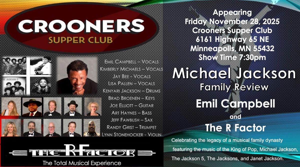 Michael Jackson Family Review at Crooners Lounge - Main Stage Showroom