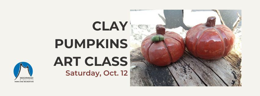 Clay Pumpkins Art Class 