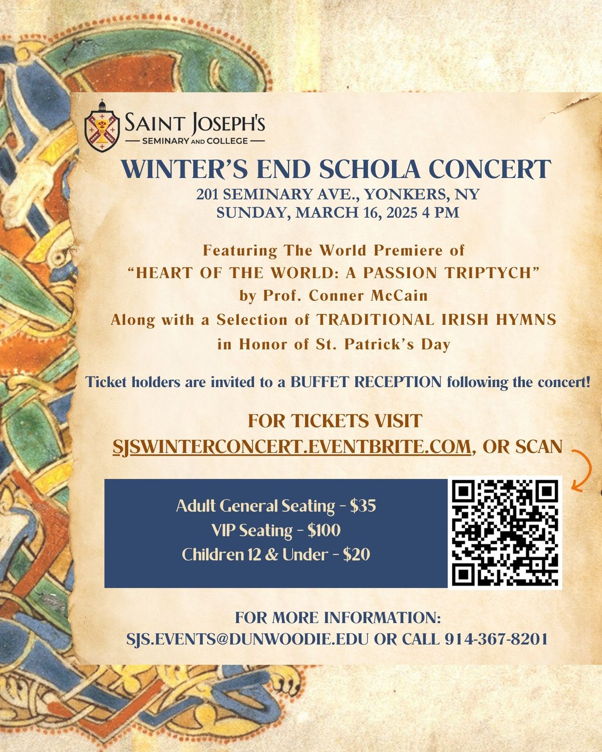 St. Joseph's Seminary Winter's End Schola Concert