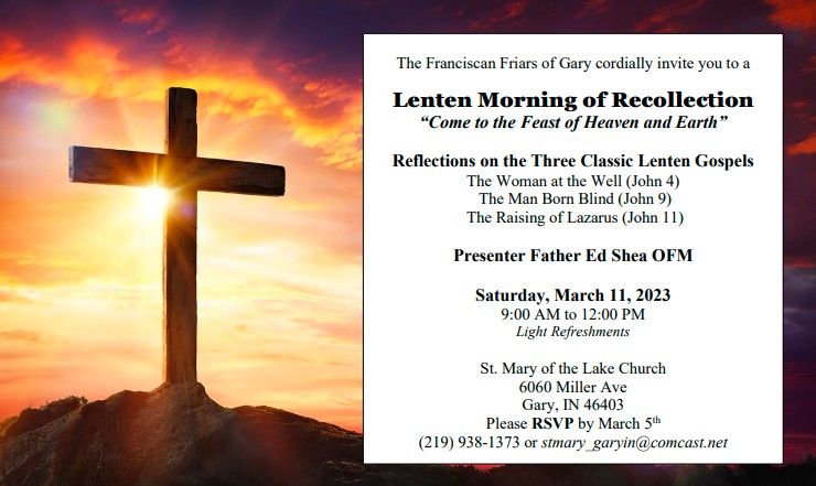 Lenten Morning of Recollection