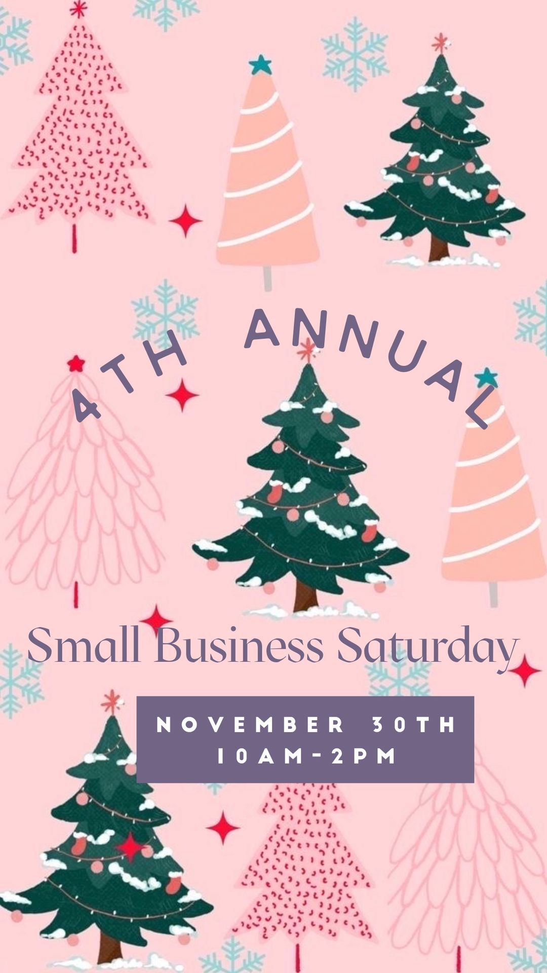 4th Annual Small Business Saturday! 