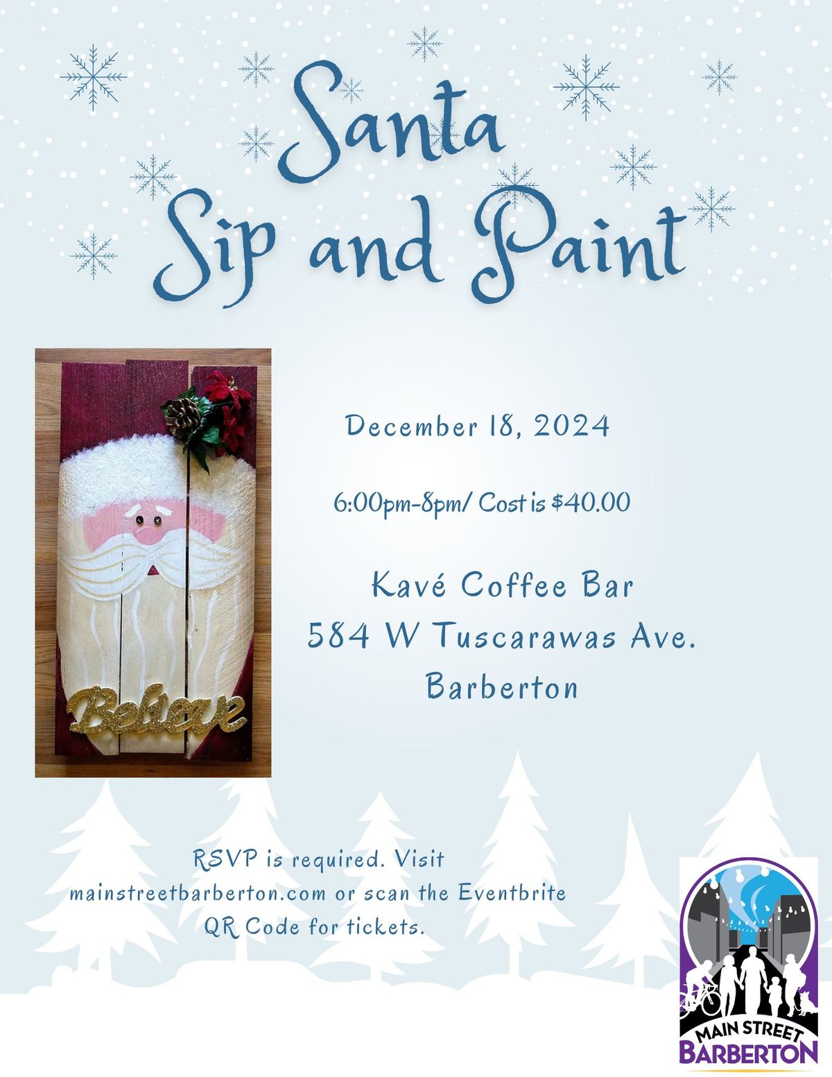 Sip and Paint - Santa 