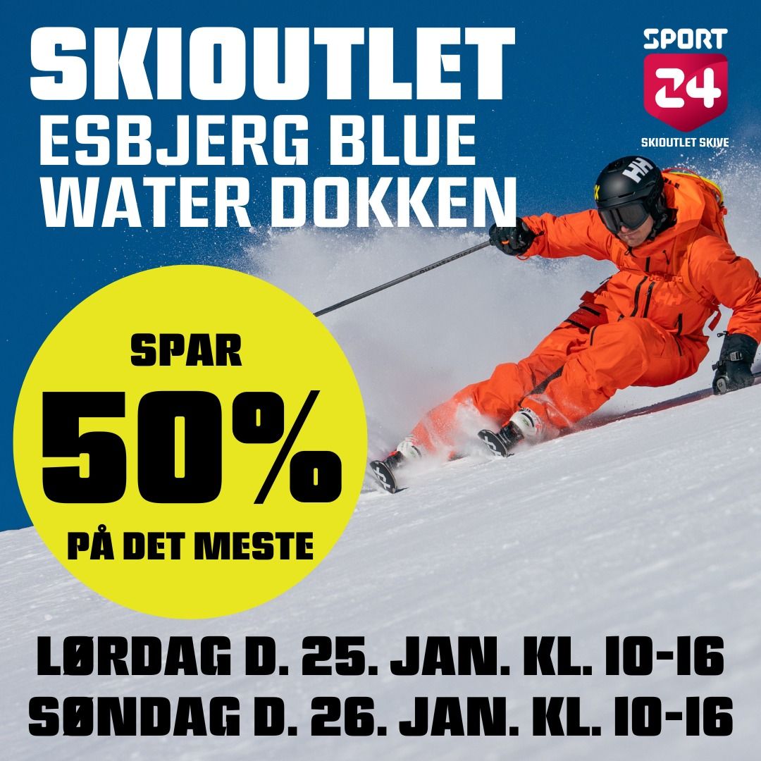 1.000 M2 SKIOUTLET. ESBJERG BLUE WATER DOKKEN