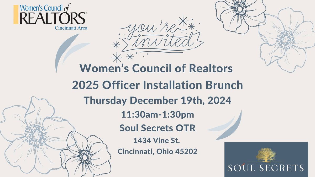 Women's Council of Realtors 2025 Officer Installation Brunch