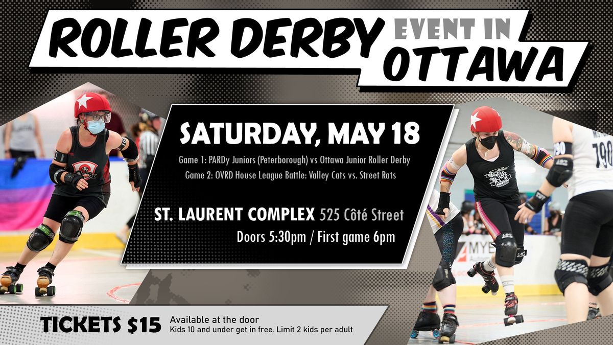 Roller Derby Double Header - Saturday, May 18