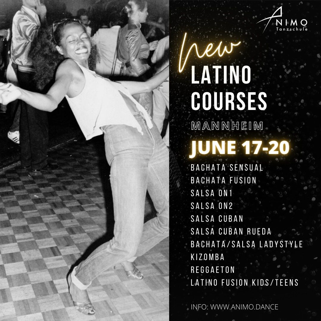 New courses- Bachata (Sensual & Fusion), Salsa ON1, Salsa Cubana, Kizomba