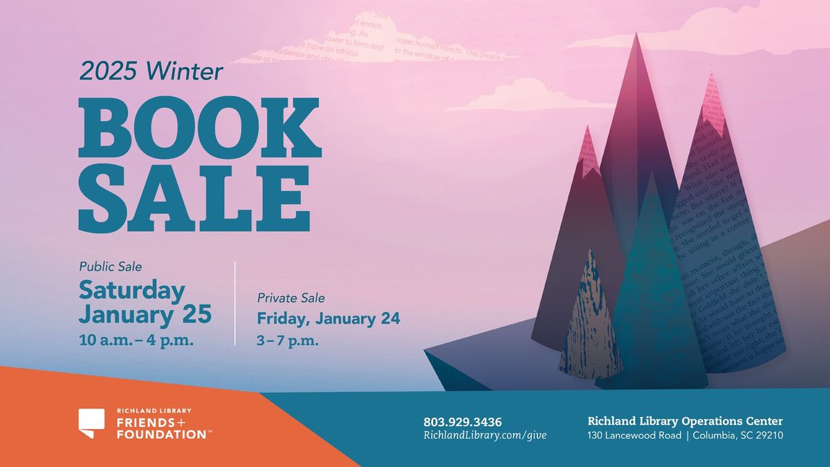 Richland Library Friends and Foundation Private Winter Book Sale