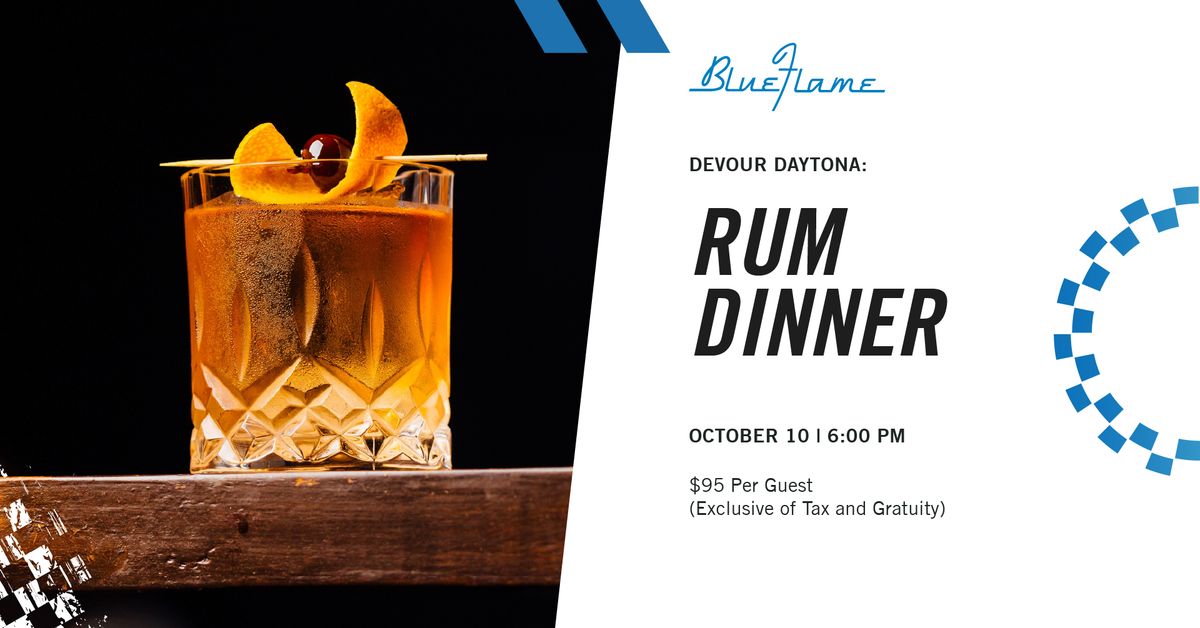 Devour Daytona: Rum Dinner