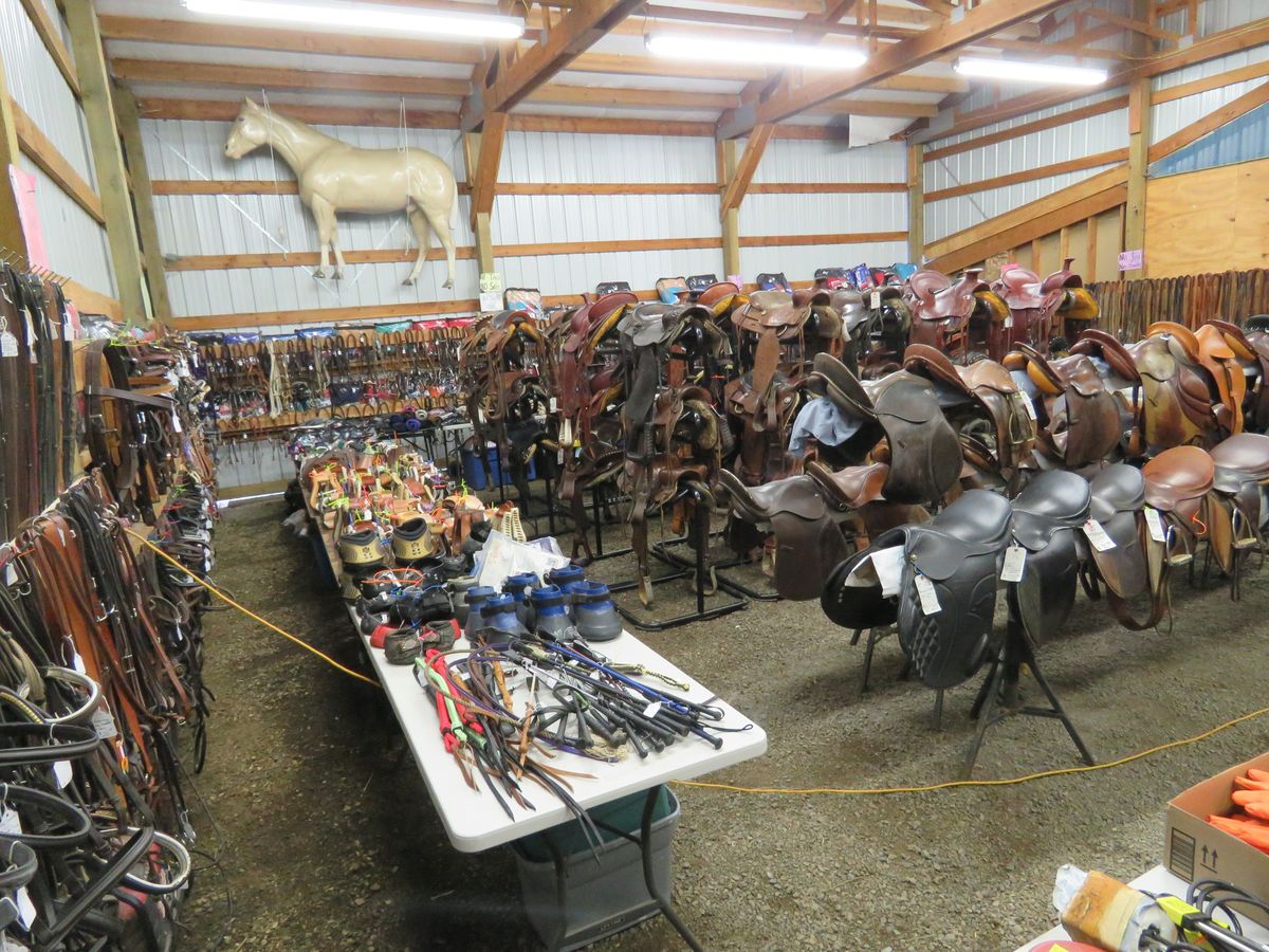 Annual Tack Swap (consignment) Sale & Barn Sale ~ 28th Year!  Shop Feb 22nd & 23rd  ~ Bring Cash!