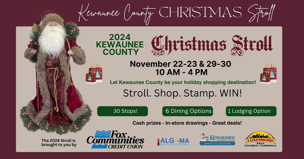 2024 Kewaunee County Christmas Stroll, Kewaunee County, Wisconsin