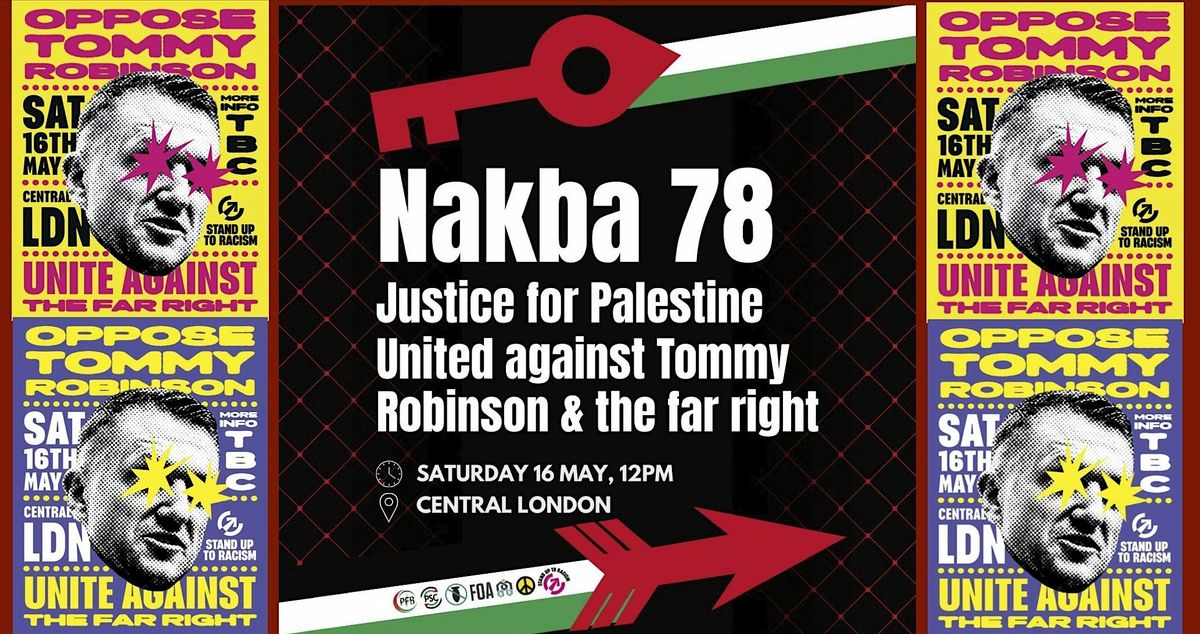 Justice for Palestine - Oppose Tommy Robinson