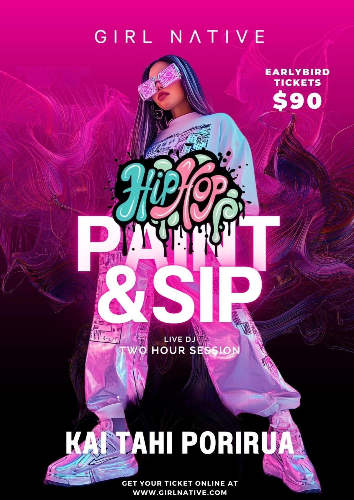 Hip-hop Paint & Sip 