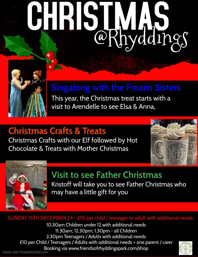 Christmas @ Rhyddings - on sale 02.09.2024