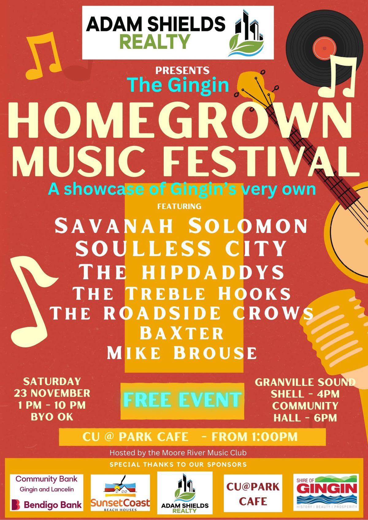 The Gingin Home Grown Music Festival 