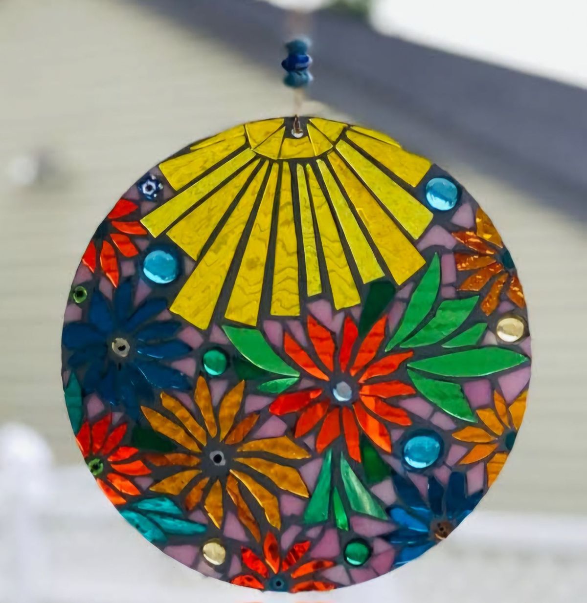 Glass on Glass Mosaic Suncatcher