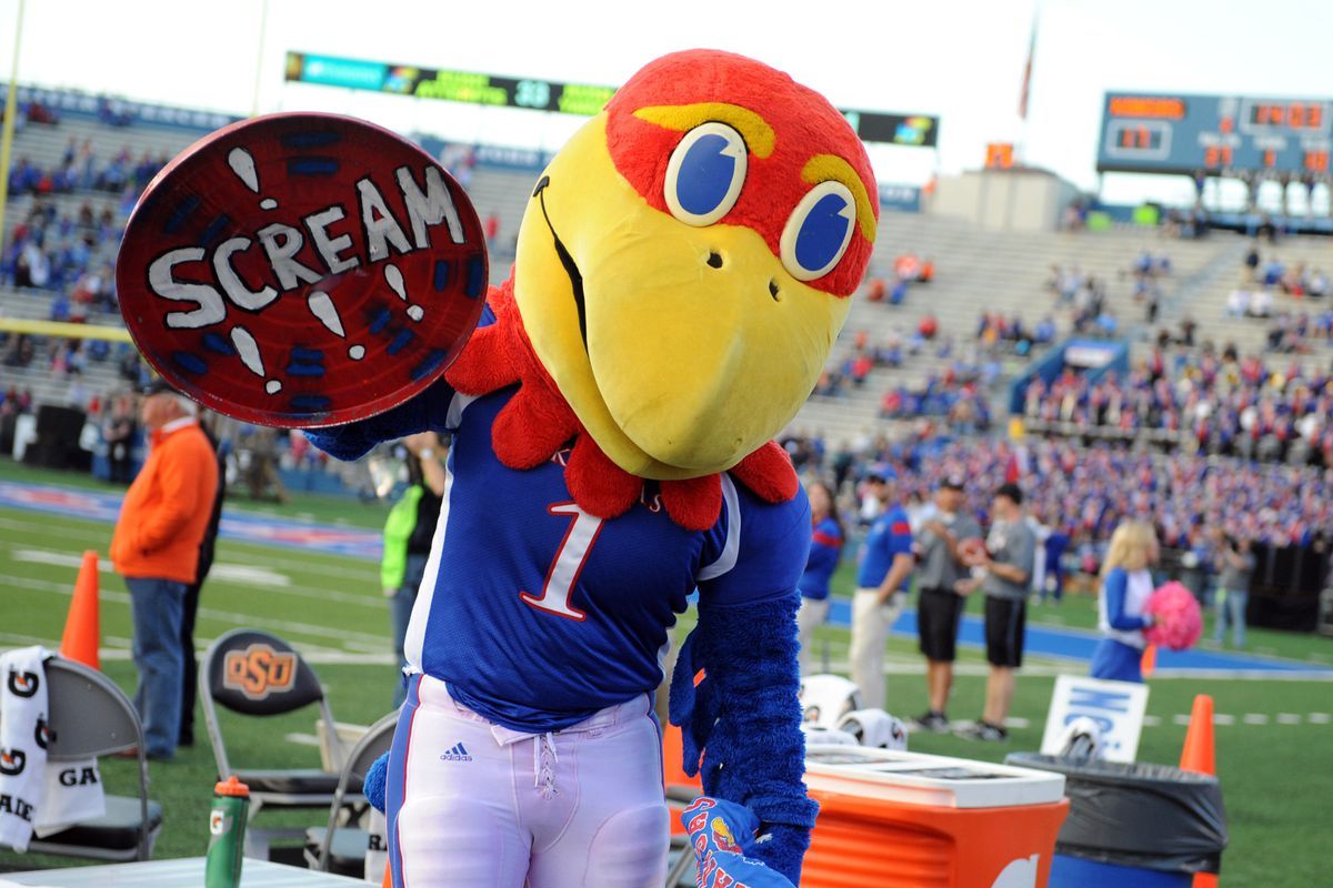 Oklahoma State Cowboys at Kansas Jayhawks Football at Memorial Stadium-KS