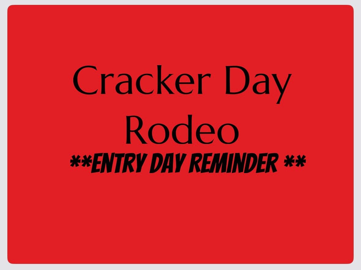 Cracker Day Entry Reminder 