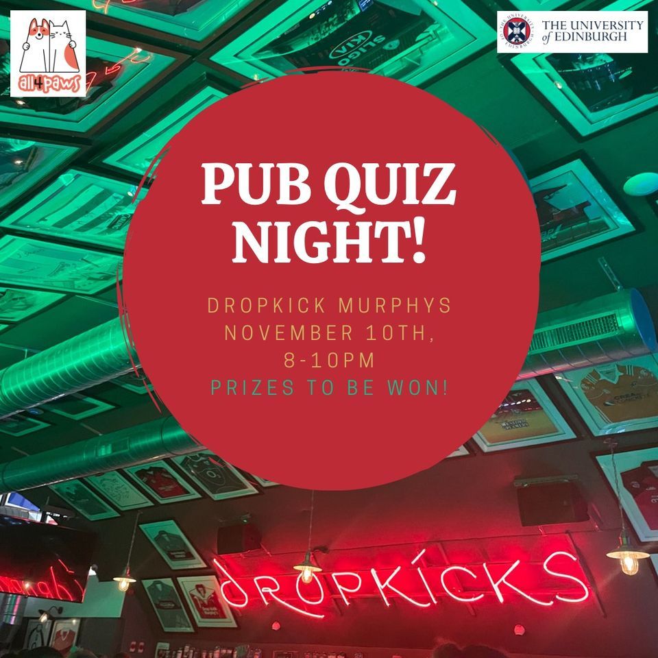 pub-quiz-night-dropkick-murphys-edinburgh-10-november-2022