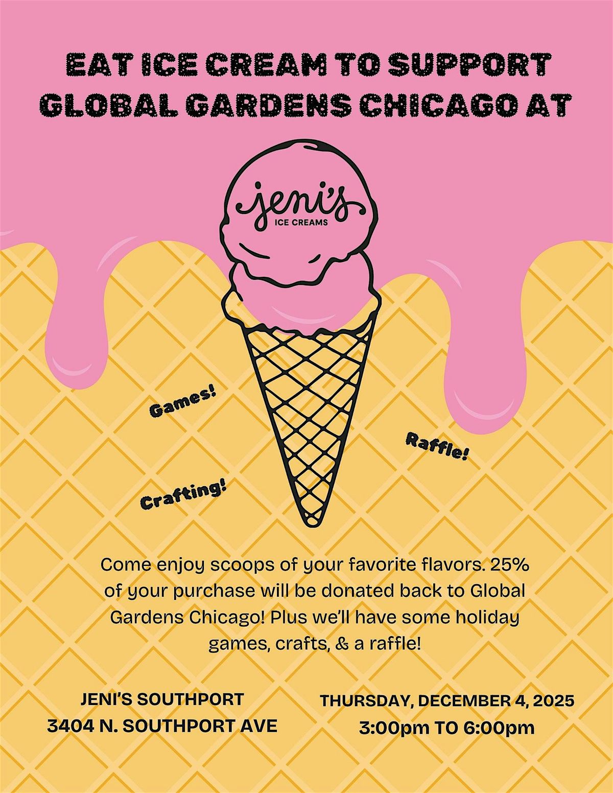 Global Gardens x Jeni's Ice Cream Holiday Fundraiser