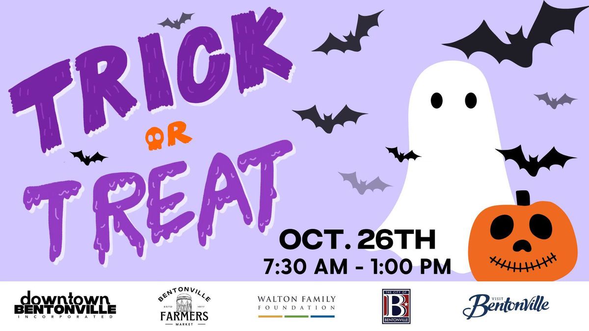 Trick Or Treat at The Bentonville Farmers Market