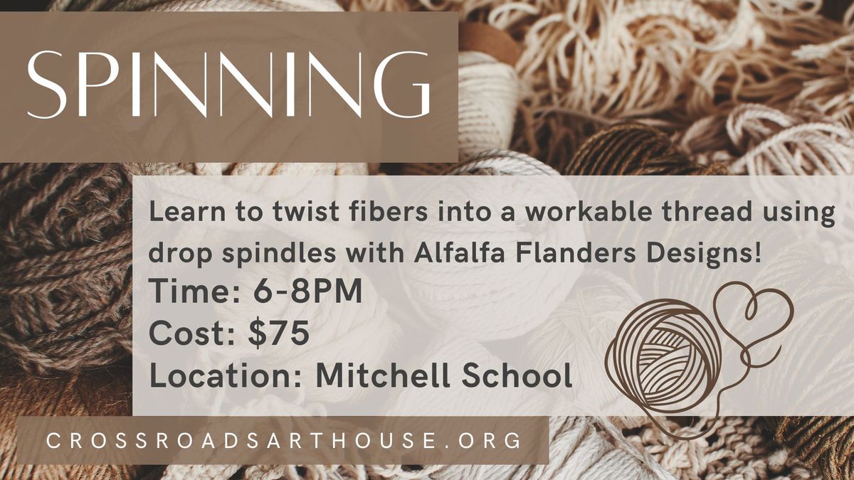 Spinning with Alfalfa Flanders Designs!
